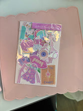 Load image into Gallery viewer, Cute and Spooky Halloween Sticker Pack Holographic Vinyl