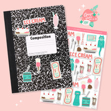 Load image into Gallery viewer, Ice Cream Art Sticker Set