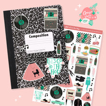 Load image into Gallery viewer, Let's Go to the Hop 50's Sock Hop Art Sticker Set