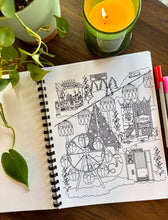 Load image into Gallery viewer, Mid Century Modern Christmas Coloring Book