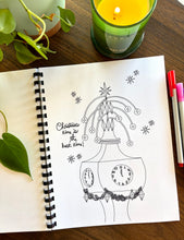 Load image into Gallery viewer, Mid Century Modern Christmas Coloring Book