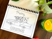Load image into Gallery viewer, Mid Century Modern Christmas Coloring Book
