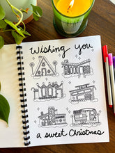 Load image into Gallery viewer, Mid Century Modern Christmas Coloring Book
