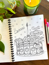 Load image into Gallery viewer, Mid Century Modern Christmas Coloring Book