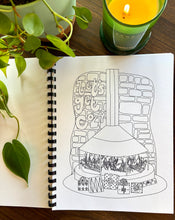 Load image into Gallery viewer, Mid Century Modern Christmas Coloring Book