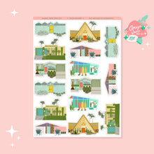 Load image into Gallery viewer, MCM Houses Art Sticker Set