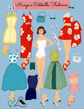 Load image into Gallery viewer, Summer Vacation in the Catskills Paper Dolls