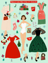Load image into Gallery viewer, Christmas in the City Paper Dolls