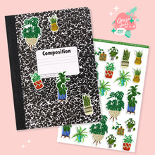 Load image into Gallery viewer, Mod Pottery and Plants Sticker Set