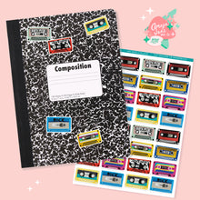 Load image into Gallery viewer, Mix Tape Collage Sticker Set
