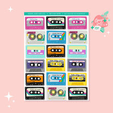 Load image into Gallery viewer, Mix Tapes Sticker Set