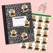 Load image into Gallery viewer, Mod Christmas Fireplace Art Sticker Set