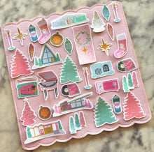Load image into Gallery viewer, Mod Christmas Sticker Pack Holographic Vinyl