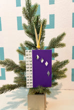 Load image into Gallery viewer, Mid Century Modern Purple Door Ornament