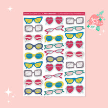 Load image into Gallery viewer, Mod Sunglasses Sticker Set