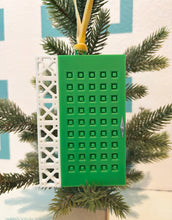 Load image into Gallery viewer, Mid Century Modern Green Door Ornament