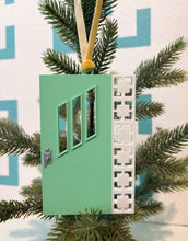 Load image into Gallery viewer, MCM Door Ornament Set: 3D Printed Mid-Century Modern Holiday Decor