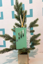 Load image into Gallery viewer, Mid Century Modern Mint Green Door Ornament