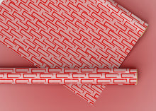 Load image into Gallery viewer, Pink and Red Brick Specialty Art Wrapping Paper One of a Kind
