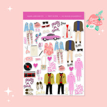 Load image into Gallery viewer, Pretty in Pink Art Sticker Set