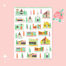 Load image into Gallery viewer, Putz Village Art Sticker Set