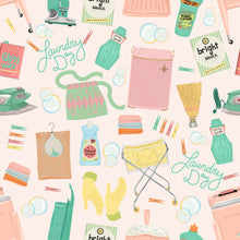 Load image into Gallery viewer, Retro Cleaning Day Specialty Art Wrapping Paper One of a Kind