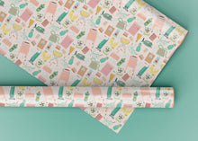 Load image into Gallery viewer, Retro Cleaning Day Specialty Art Wrapping Paper One of a Kind