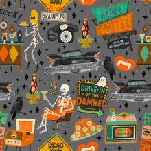Load image into Gallery viewer, Retro Spooky Wrapping Paper