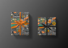 Load image into Gallery viewer, Retro Spooky Wrapping Paper