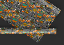 Load image into Gallery viewer, Retro Spooky Wrapping Paper