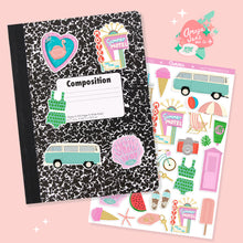 Load image into Gallery viewer, Summer Art Sticker Set