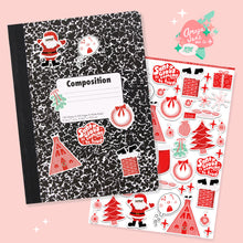 Load image into Gallery viewer, Santa Claus is Coming to Town Art Sticker Set