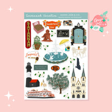Load image into Gallery viewer, Savannah Vacation Art Sticker Set