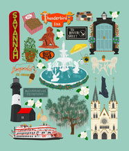 Load image into Gallery viewer, Savannah Vacation Cards Set of 6