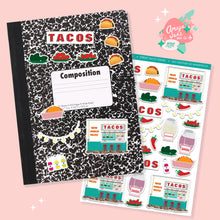 Load image into Gallery viewer, Street Taco Stand Art Sticker Set