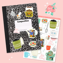Load image into Gallery viewer, Tea Time Sticker Set