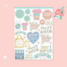 Load image into Gallery viewer, Thrifted Art Sticker Set