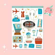 Load image into Gallery viewer, Vintage Airline Travel Sticker Sheet