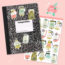 Load image into Gallery viewer, Vintage Coffee Pots Sticker Set
