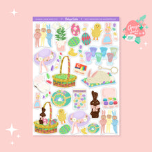 Load image into Gallery viewer, Vintage Easter Art Sticker Set