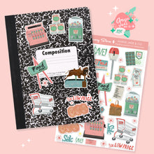 Load image into Gallery viewer, Vintage Grocery Store Art Sticker Set