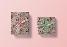 Load image into Gallery viewer, Vintage Housewife Collage Specialty Art Wrapping Paper One of a Kind