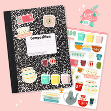 Load image into Gallery viewer, Vintage Kitchen Art Sticker Set