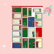 Load image into Gallery viewer, Vintage Thermoses Christmas Tags Set