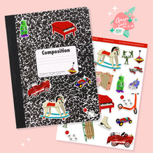 Load image into Gallery viewer, Vintage Toys Art Sticker Set