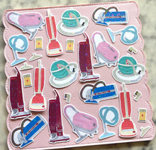 Load image into Gallery viewer, Vintage Vacuums Sticker Pack Holographic Vinyl