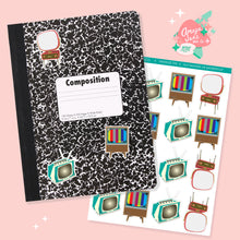 Load image into Gallery viewer, Vintage TV's Art Sticker Set