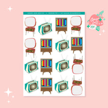 Load image into Gallery viewer, Vintage TV's Art Sticker Set