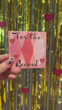 Load and play video in Gallery viewer, For the Record...Tiny Record Album Sticker