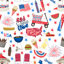Load image into Gallery viewer, Hometown 4th of July Specialty Art Wrapping Paper One of a Kind